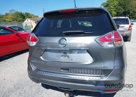 2016 Nissan Rogue Sl from USA, damaged, VIN KNMAT2MT8GP723074